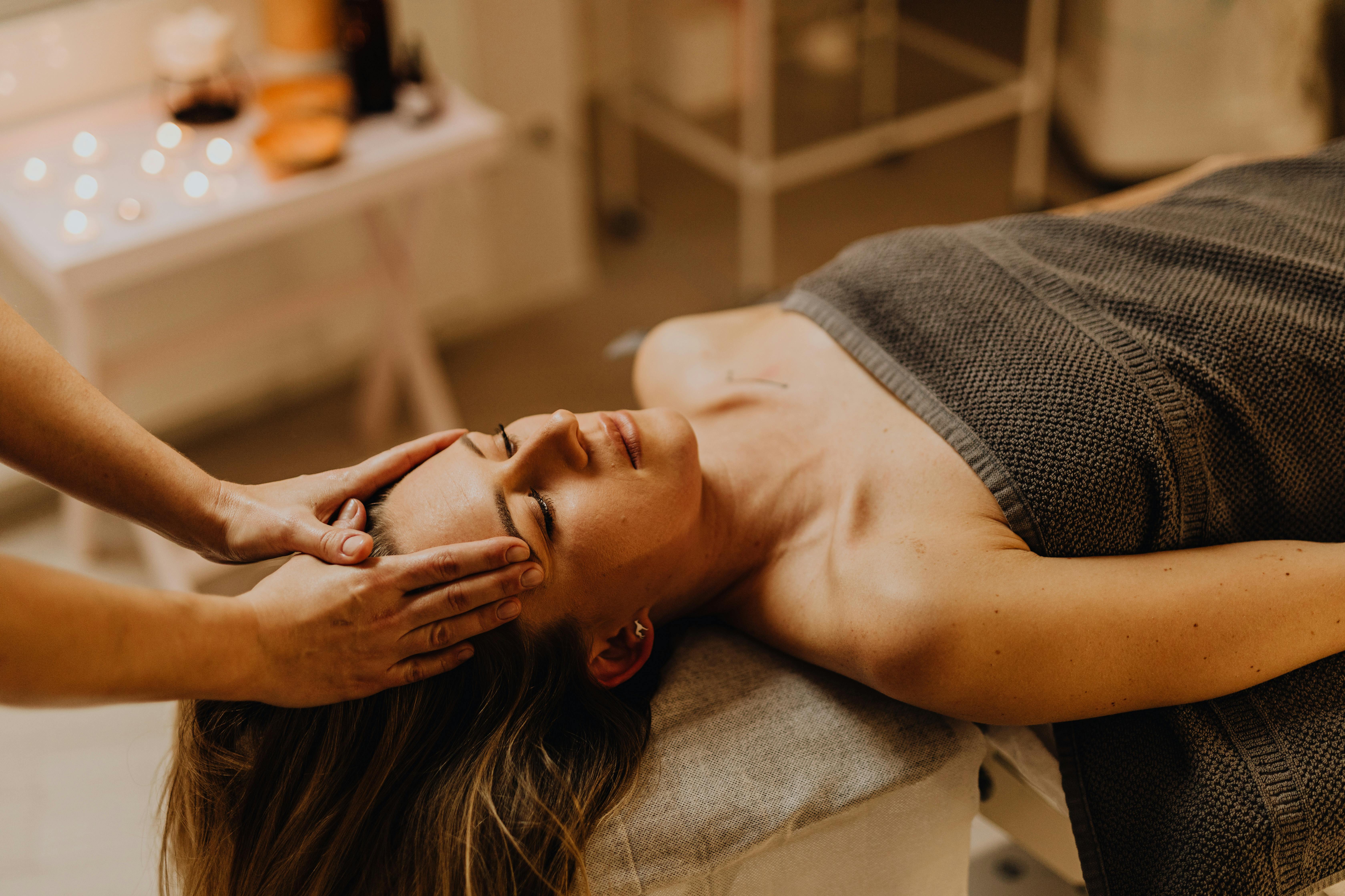 Massage therapy room